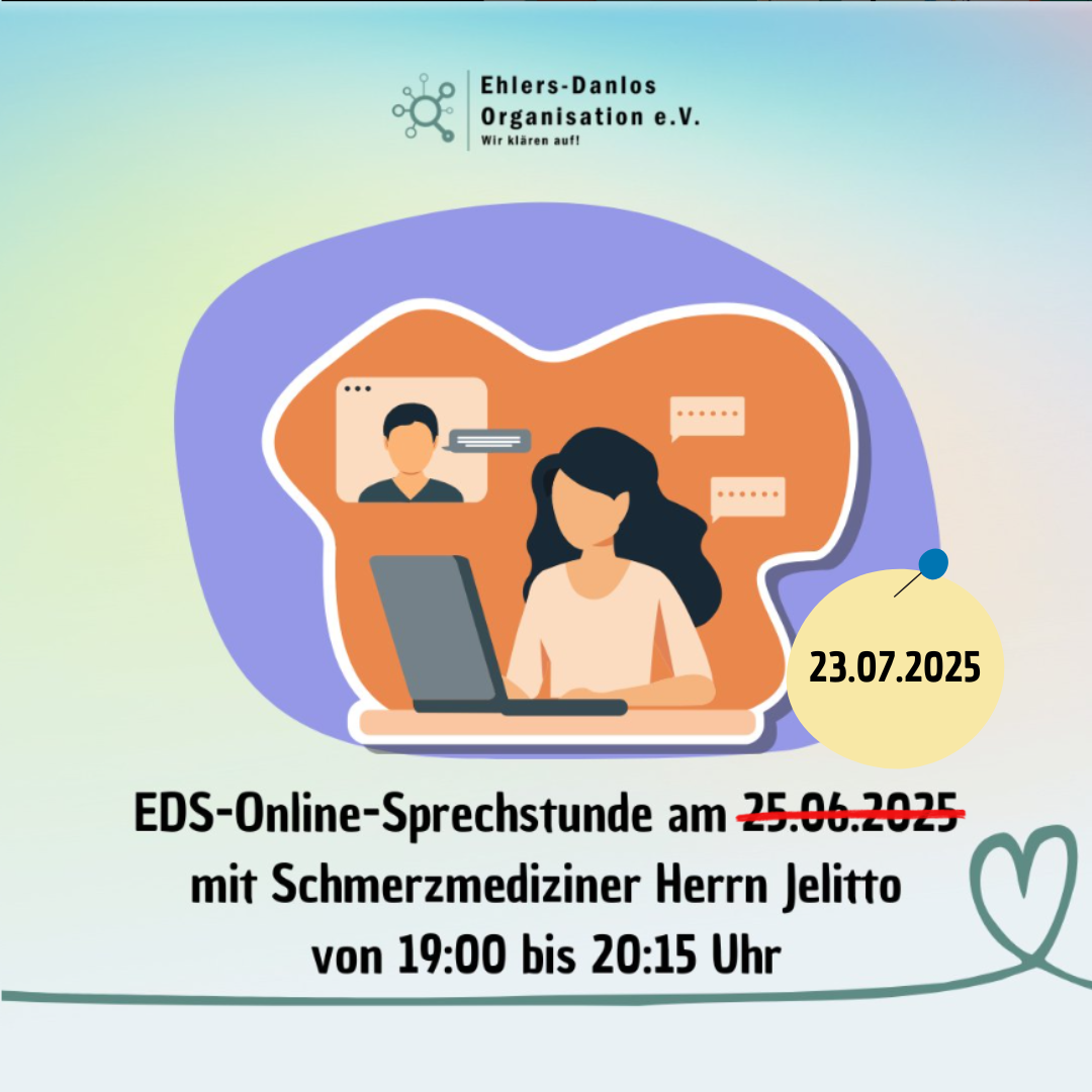 Ersatztermin: EDS-Online-Sprechstunde mit Herrn Jelitto!