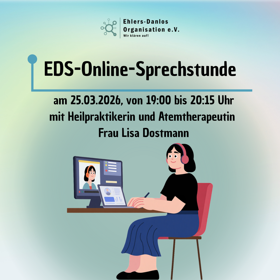 Unsere nächste EDS-Online-Sprechstunde steht wieder in den Startlöchern