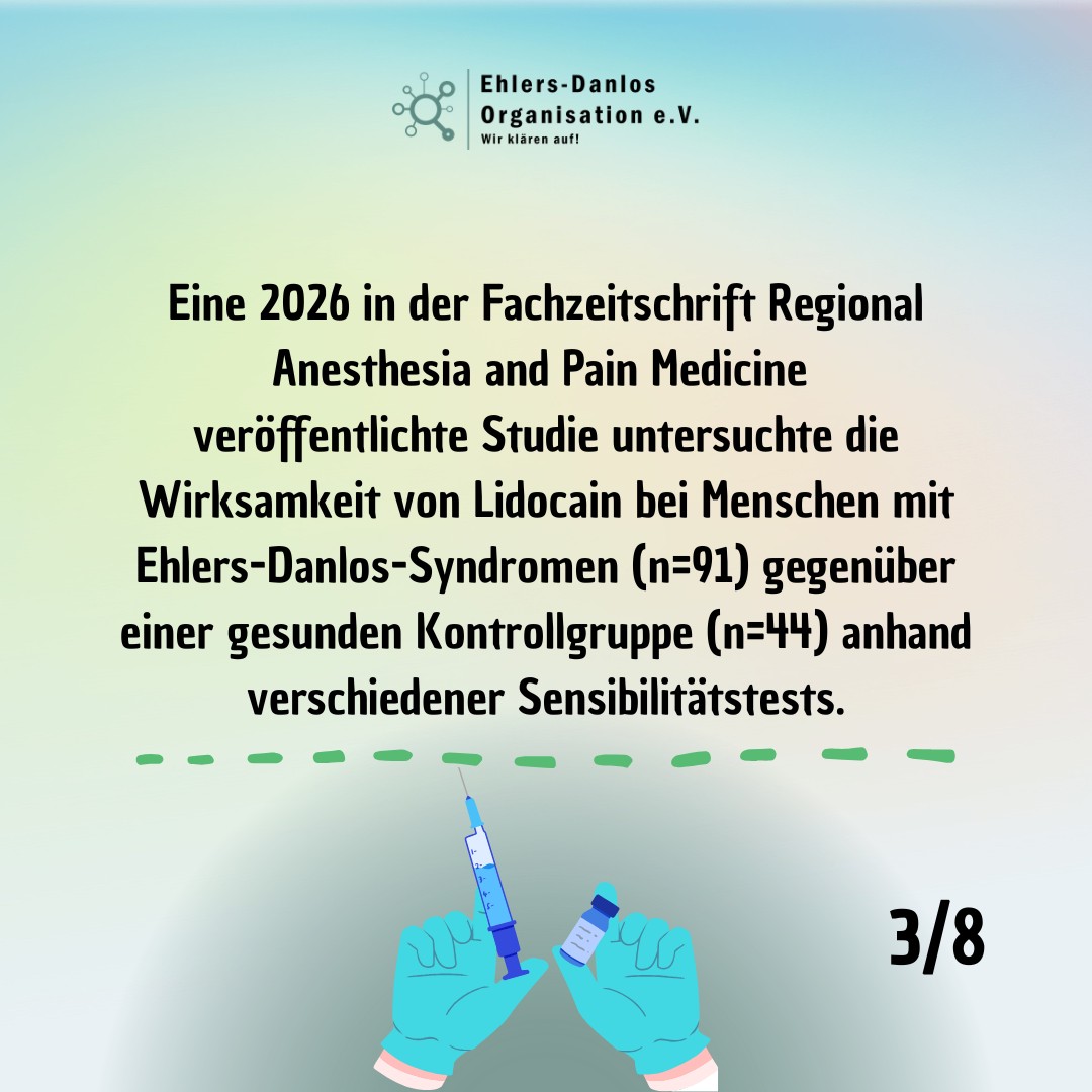 Eine 2026 in der Fachzeitschrift Regional Anesthesia Pain Medicine verffentlichte Studie zeigt dass Lidocain bei Mensche 3