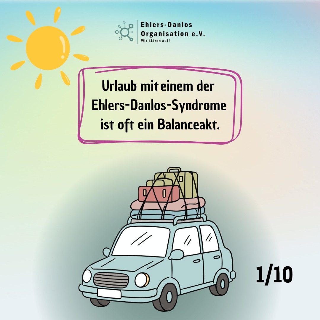 Urlaub mit einem der Ehlers-Danlos-Syndrome ist oft ein Balanceakt.
