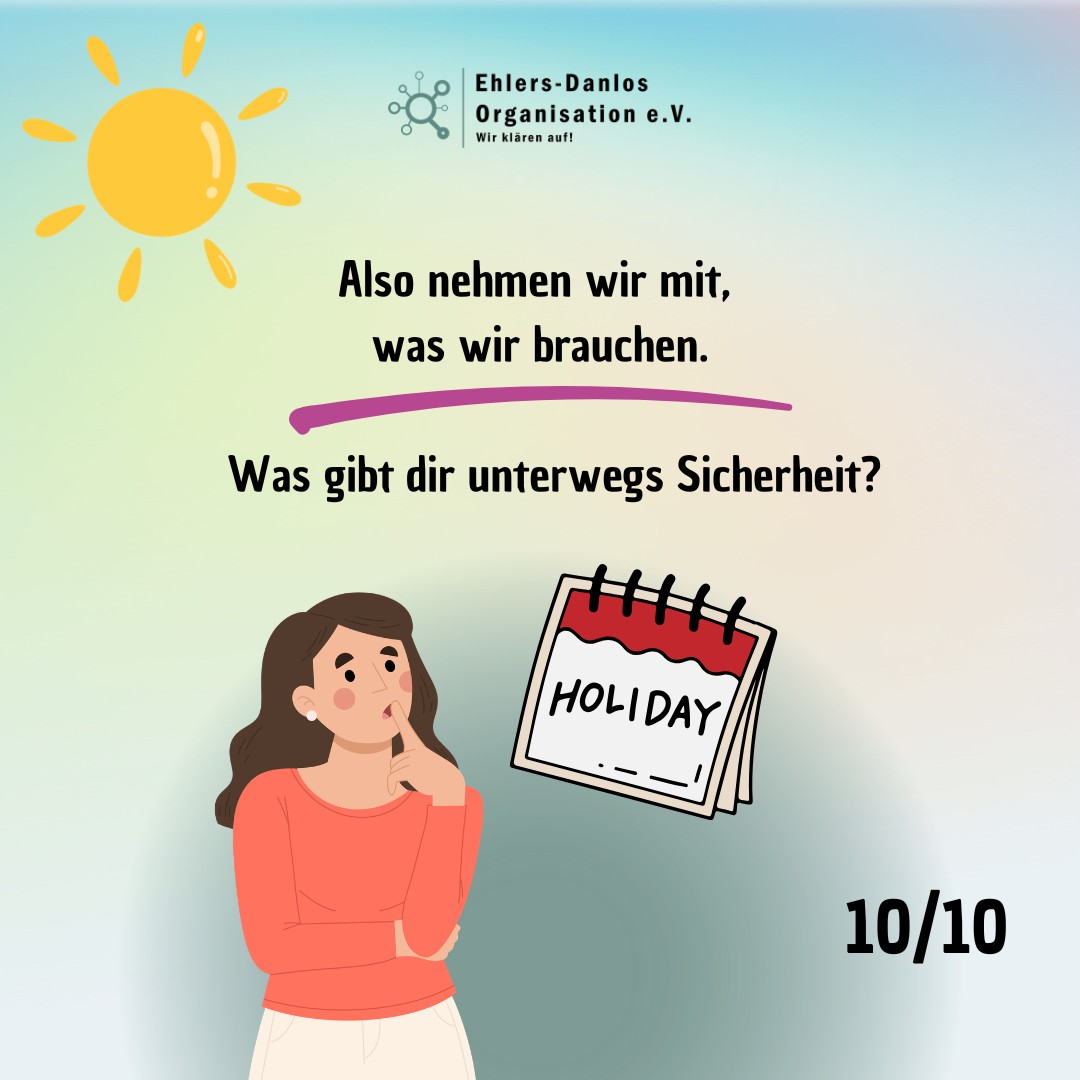 Urlaub mit einem der Ehlers-Danlos-Syndrome ist oft ein Balanceakt 10
