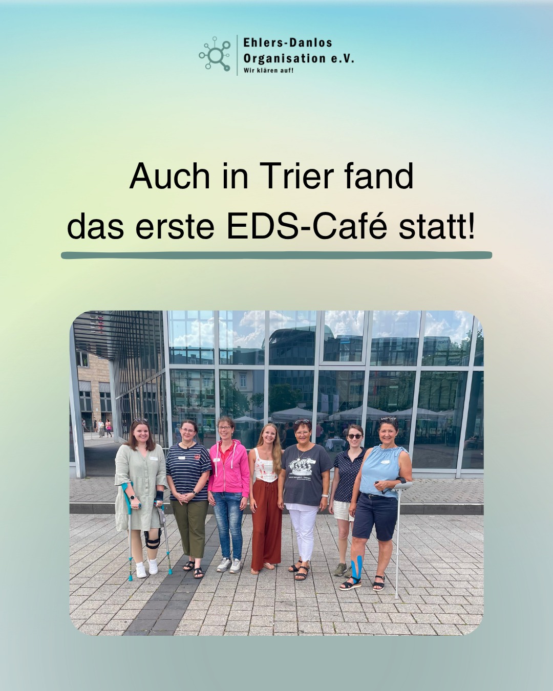 Auch in Trier fand das erste EDS-Caf statt 1