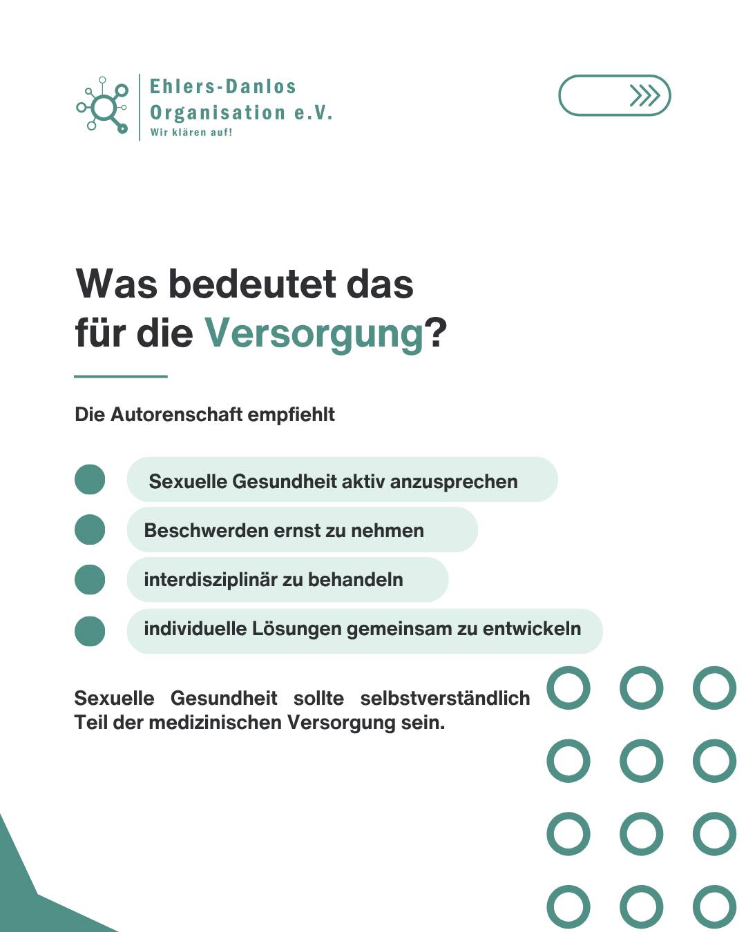 ber sexuelle Gesundheit wird bei hEDS und HSD noch viel zu selten gesprochen 7