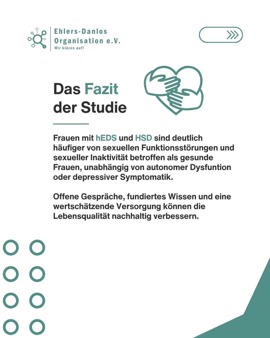 ber sexuelle Gesundheit wird bei hEDS und HSD noch viel zu selten gesprochen 8