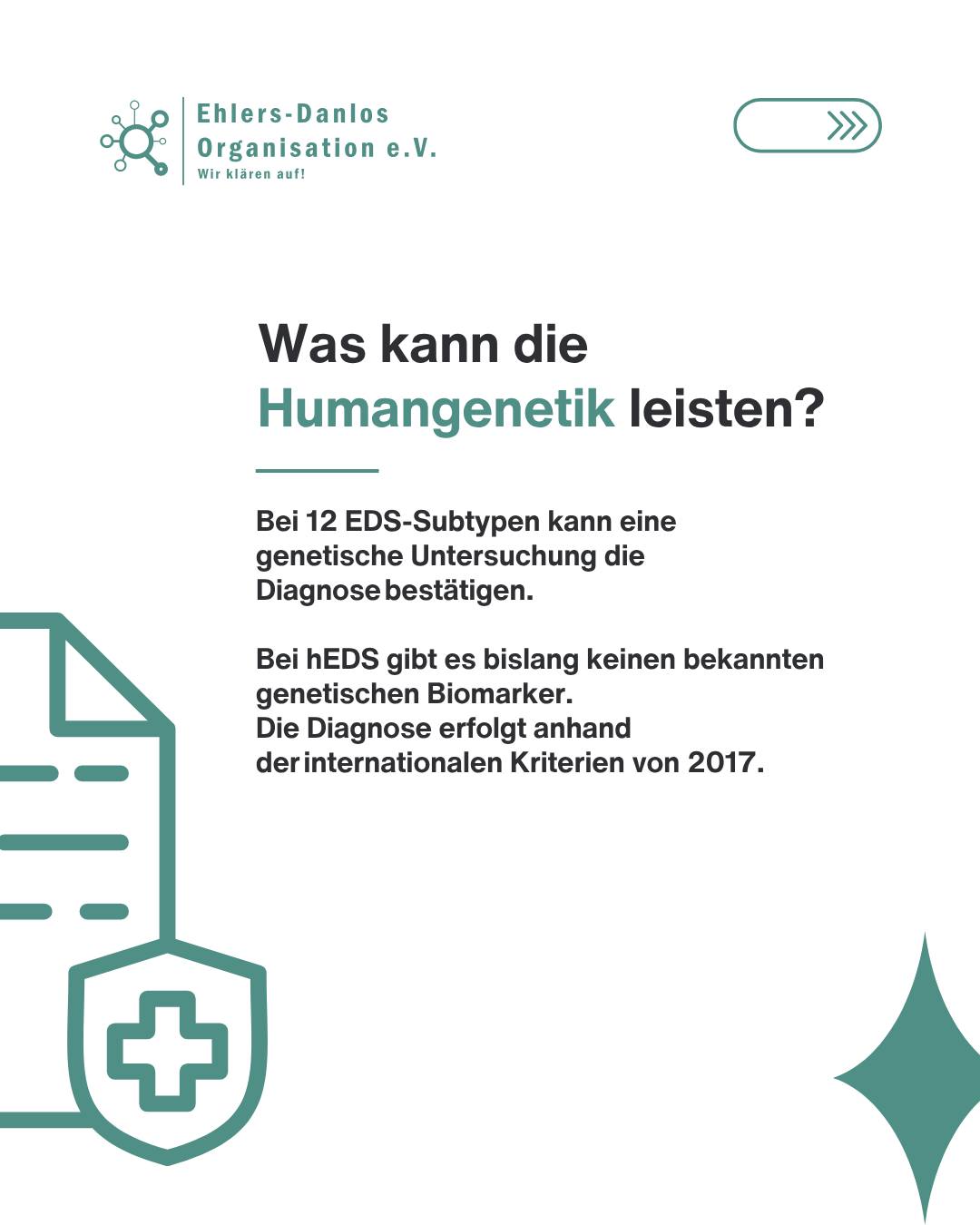 Auf dem Weg zur EDS-Diagnose Humangenetik 2