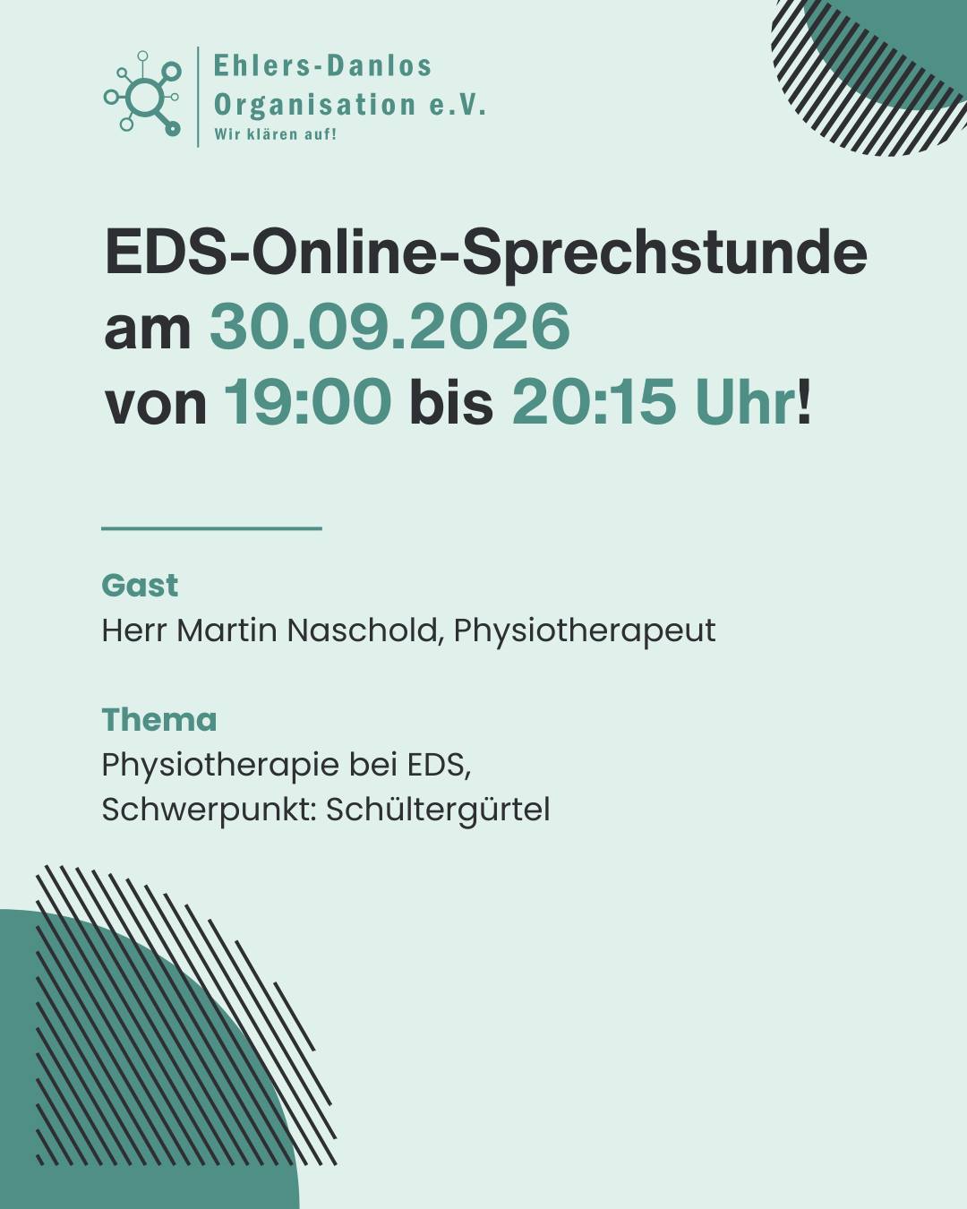 EDS-Online-Sprechstunde 1